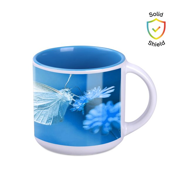 Modern Art Solid 390 white/light blue