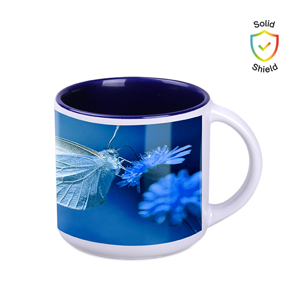 Modern Art Solid 390 white/midnight blue